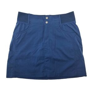 TITLE‎ NINE Clamber Nylon Hiking Skort / Skirt • 4 • blue